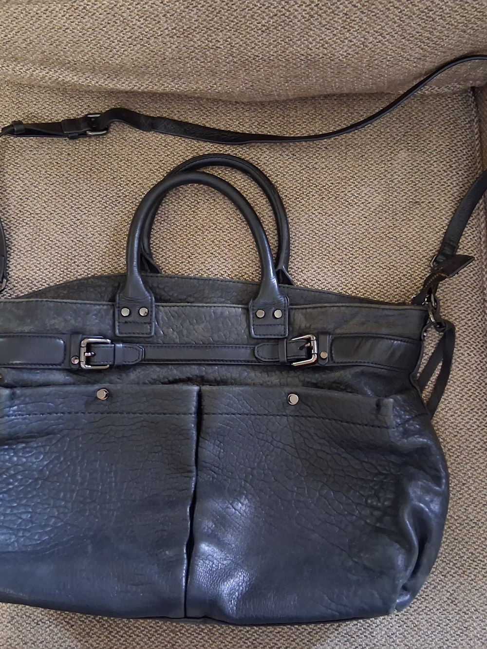 Kooba Black Leather Handbag